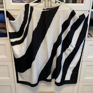 Black & White Swim Cover Up